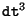 dt^3