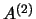 $A^{(2)}$