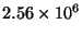 2.56 \times 10^6