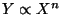 Y  X^n