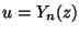 u = Y_n(z)